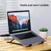 Laptopstandaard Notebooks Bureaustandaard Macbook Pro-houder Computeraccessoires Computerstandaard Verstelbare draagbare laptoptafelstandaard_voghion.com