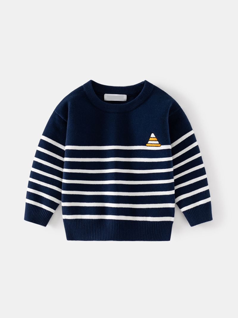 ToddlerBoysAutumnWinterSweatersNewSimpleStripedKidsBabyBoyTopsRoundNeckLongSleevesComfortableBabyBoysPullover_voghion.com