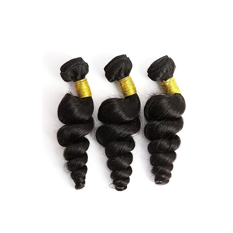 3 Stéck Loose Weave Bundles Mënschlecht Hoer Brasilianescht Remy Hoer fir Fraen_voghion.com