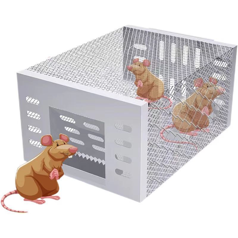 Mouse Catch Cage 1PC Mouse Trap Mouse Exterminator Household Automatic Indoor Rat Continuous Cycle Only Incoming_voghion.com