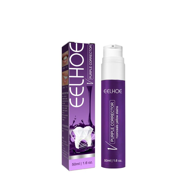 50ml Μωβ ασφαλής λευκαντική οδοντόκρεμα Αναζωογονητικός αφρός αναπνοής Καθαριστικός αφρός αφαίρεσης πλάκας αφαίρεσης οδοντιατρικής φροντίδας δοντιών_voghion.com