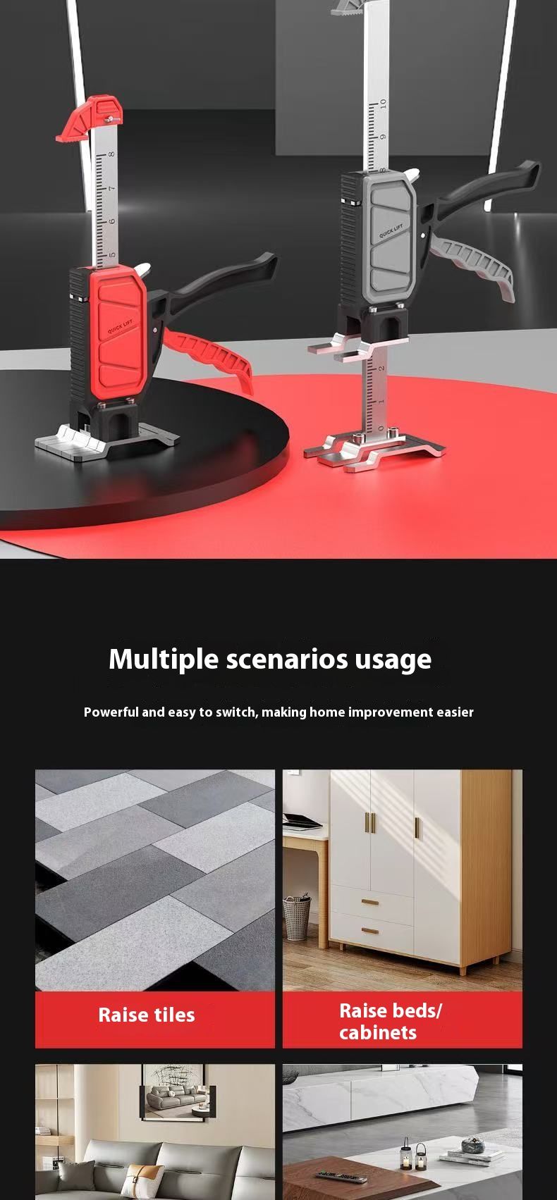 Dust Proof Lifting Device, Ceiling Height Furniture, Furniture Installation Artifact_voghion.com