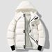 Men's Clothing 2026 New Winter Warm Retro Loose Hooded Puffer Jacket, Unisex Fashionable Thick Coat_voghion.com