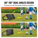 Board Soccer HDPE With Angles Rebound E Training Foldable Wall Soccer Portable Board Rebounder 45X18 Kickback Soccer 2 Rebound_voghion.com