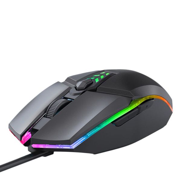 Xinweiqing Wired Sensitive Mute Ergonomic Micro USB 1600DPI Desk Mouse for Office_voghion.com