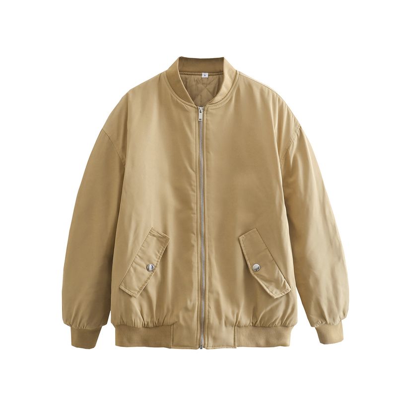 Giacca da baseball invernale da donna, stile bomber, ampia, alla moda, in poliestere e cotone, imbottita con diversi colori, XS-XL_voghion.com