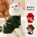 Autumn Winter Cat Elk Crossbody Bag Knitted Sweater Warm Two-Legged Halloween Small Medium Dog Pet Clothes_voghion.com