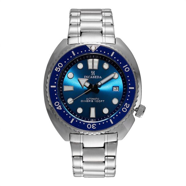 Nuovo orologio subacqueo INCASEDA da uomo, completamente automatico, con meccanismo cavo, classico, luminoso, modello Ghost Water_voghion.com