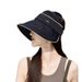 New Ice Silk Visor Korean Version Breathable Wearable Mask Sun Outdoor UV Protection Fisherman Hat_voghion.com