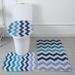 New Seafloor 3d Printed Toilet Floor Mat Carpet Bathroom Bathroom Three Piece Bath Mat Absorbent_voghion.com