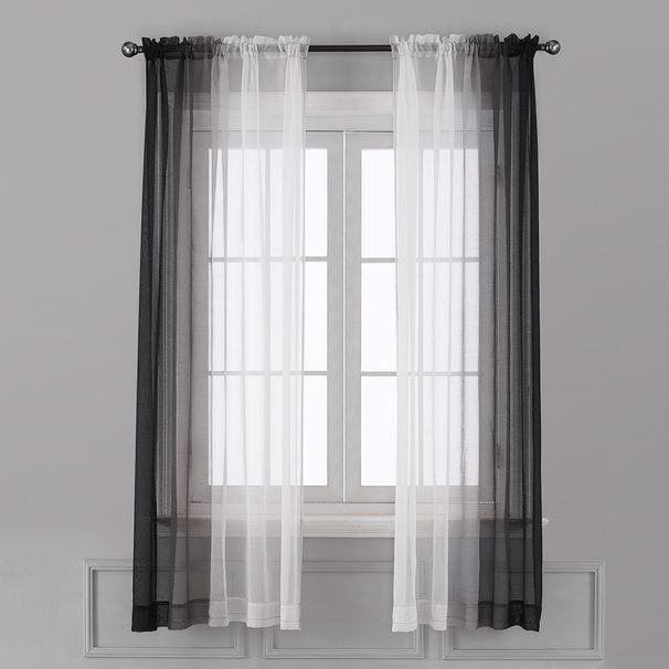 LumiWeave Ombre Sheer Curtains – Moderne halbtransparente Fenstervorhänge für Wohnzimmer und Balkon_voghion.com
