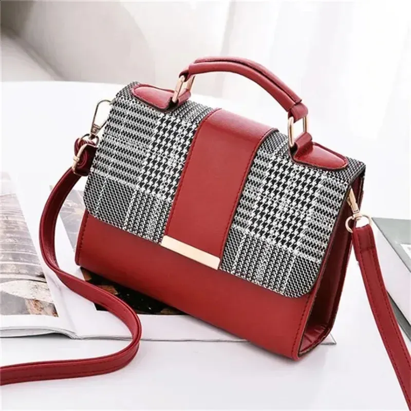 Retro Style PU Leather Crossbody Bag: Stylish Women's Shoulder Handbag 4 78b47_voghion.com