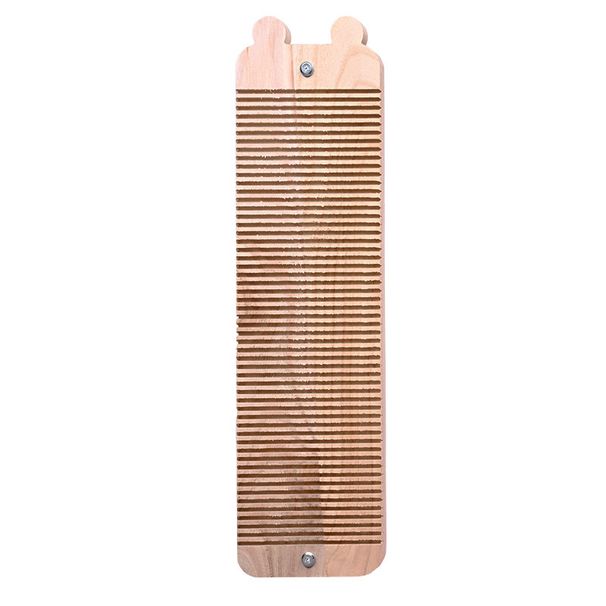 Cage Fixed Solid Scratching Board Paulownia Wood Claw Grinding Stress Relief Hair Rubbing Cat Toy Durable Wear-resistant_voghion.com
