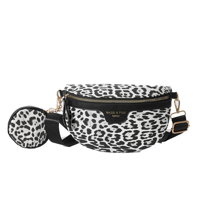 Sac à bandoulière tendance imprimé léopard pour mère et fille, polyvalent, pour l'été, pour célébrités d'Internet_voghion.com