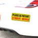 reflective student novice driver warning stickers car stickers please be patient STUDENT DRIVER_voghion.com