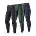 NOKO-New Sports Leggings Men's Three-point Stretch Training Pants Football Basketball Track And Field Fitness Leggings_voghion.com