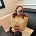 Fashion Handheld Woven Bucket For Women 2025 Spring Summer Korean Style Simple Shoulder Trendy Niche High-end Crossbody_voghion.com