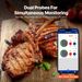 For Meat Two Probe Thermometer Wireless Meat Probes Bluetooth Cooking_voghion.com