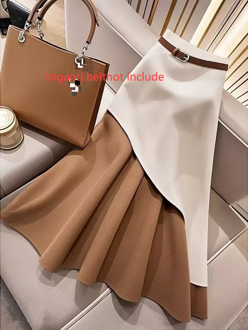 Women's Clothing Fashionable High End Tops Niche Unique Unique Cool White Acetate Satin Shirt_voghion.com