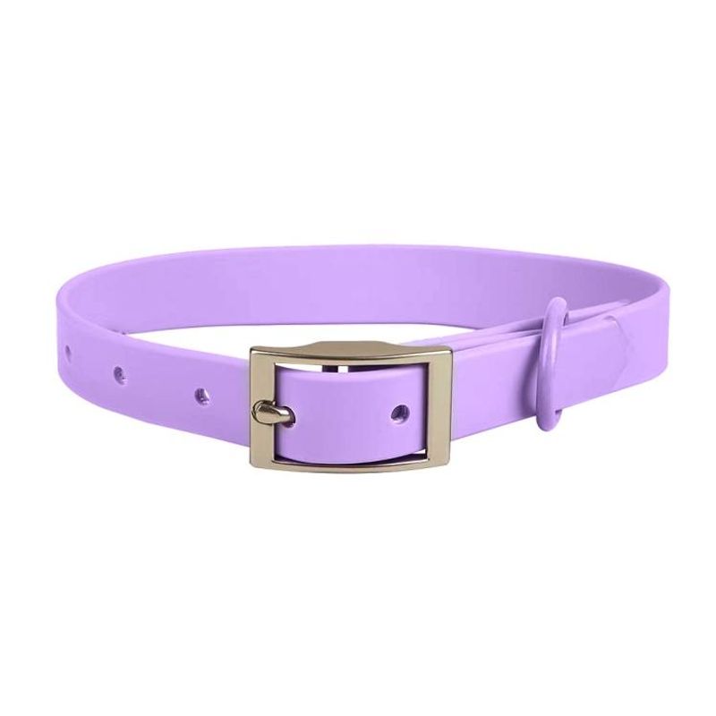PVC Pet Loop Dog Collar For Outdoor Walking_voghion.com
