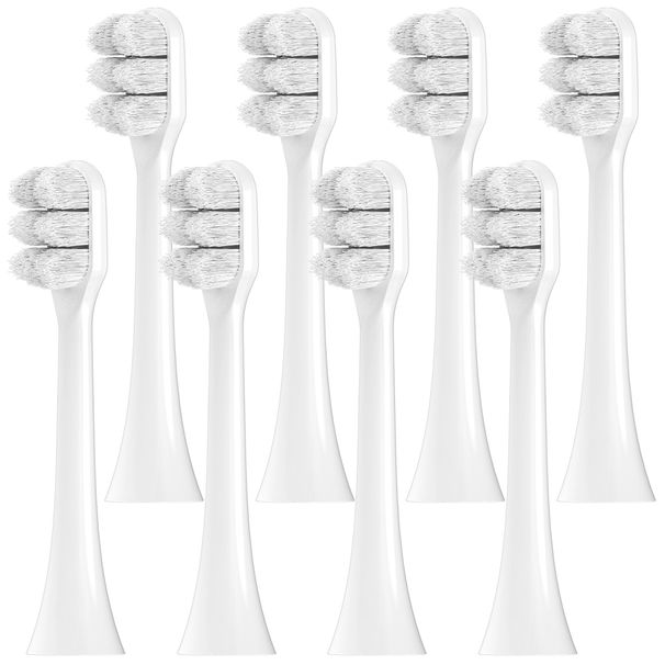 8 Pcs Compatible With Philips Sonicare Electric Toothbrush Ultra Soft Replacement Brush Heads, Professional Toothbrush Head For Sensitive Teeth & Gums_voghion.com