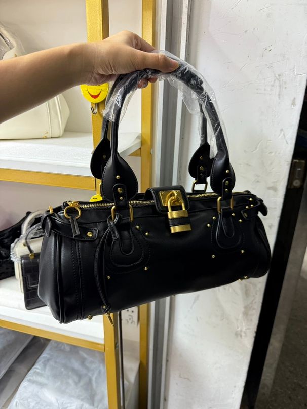 Designer Bag Luxury Tote Bag Shoulder Bags Purse Woman New Design Grain Leather Paddington Bag New Fashion Handbag Retro Lock Head Bag_voghion.com