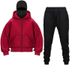 Men's Clothing Double Hat Spring Autumn Winter Ins Hooded Sweatshirt Suit Trendy Men And Women Double Hat Couple Sweatshirt_voghion.com