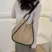 Damen Handgewebte Schultertasche Ausgehöhlte Gehäkelte Taschen Gestrickte Strukturierte Handtasche Sommer Mesh Strandtasche Mit Kleiner Geldbörse_voghion.com