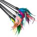 Pet Cat Toy Bell Long Rod Colorful Feather Teaser Wand Scratch And Bite Resistant Boredom Relief_voghion.com