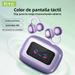 HTC NE54 V6.0 Bluetooth LCD Screen AI Translator Wireless Headphones With Ear Clip Noise Reduction For Sports And Office_voghion.com