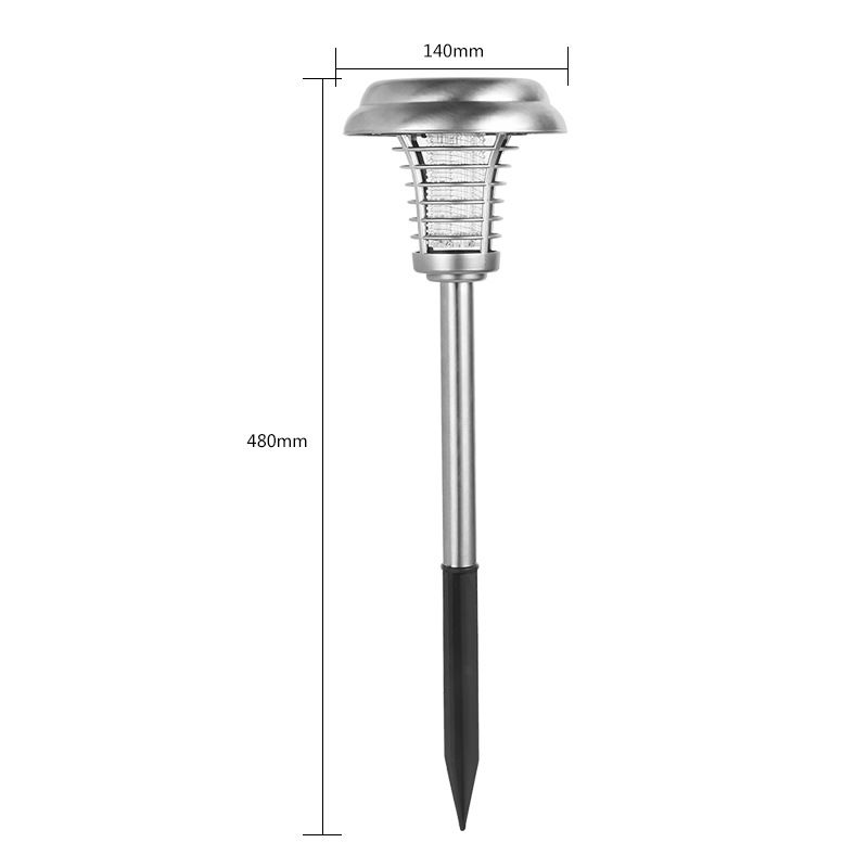 Solar-Powered Mosquito Killer Lamp - Outdoor Waterproof LED Bug Zapper For Garden, Patio, Yard, And Home_voghion.com