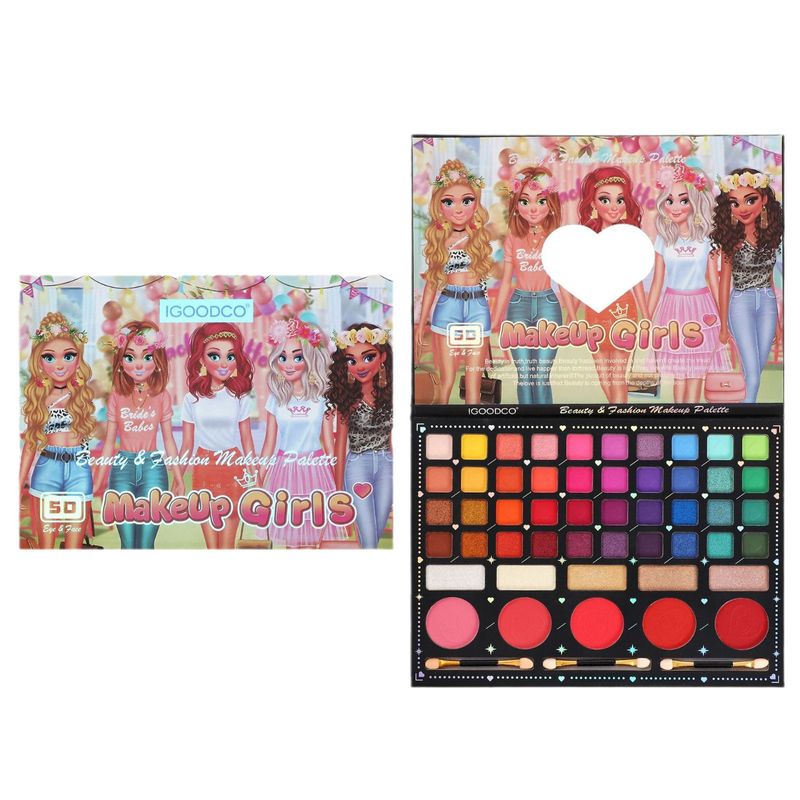 Lidschatten Neue Kranz Mädchen Lidschatten Palette Bühne Make-Up Matte Perlglanz Make-Up Palette_voghion.com