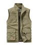 Leichte Herren-Utility-Weste – Ärmellose Nylonjacke mit mehreren Taschen für Angeln und Outdoor-Aktivitäten_voghion.com