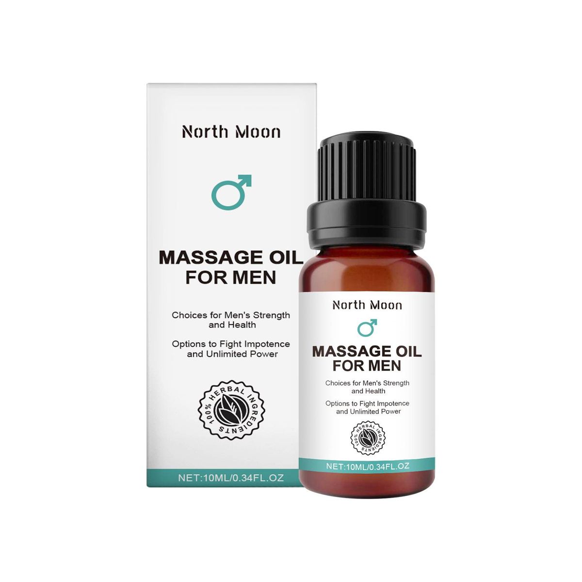 Huile de massage améliorée pour hommes - Huile corporelle qui hydrate tous les types de peau et stimule la vitalité et la confiance_voghion.com