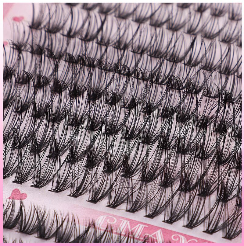 False Eyelash Extension Set, Single Tufting, 640 Tufting, 30+40+50+60+80+100D Eyelashes_voghion.com