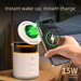 New Wireless Bluetooth Magnetic Desktop Phone Stand Multi-in-One Night Light Speaker Charging Base_voghion.com
