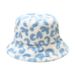 New light-colored leopard print bucket hat women's trendy fashion wear hat autumn and winter thickened lamb wool basin hat_voghion.com