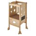 Sgabello per bambini in legno con altezza regolabile, sgabello in rete, sgabello di sicurezza pieghevole a 3 livelli, solido con_voghion.com
