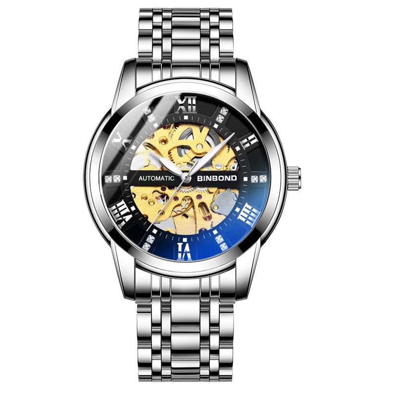 Nieuw licht luxe herenmode skelethorloge waterdicht automatisch mechanisch horloge_voghion.com