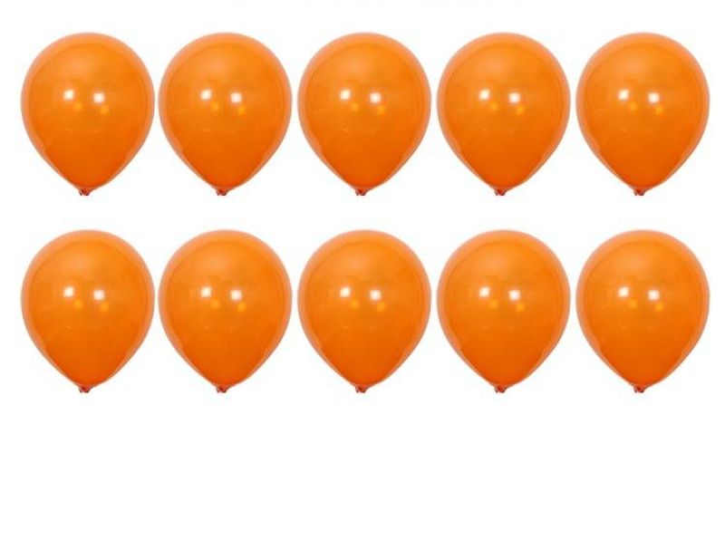 Ballons d'Halloween en latex de qualité supérieure de 25 cm – Décorations de fête épaisses noires et orange_voghion.com