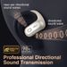 HILEO Hi93 Open Non In Ear Hanging Bluetooth Earphones With Directional Sound Transmission And Digital Display, One To Two Music Game AI_voghion.com