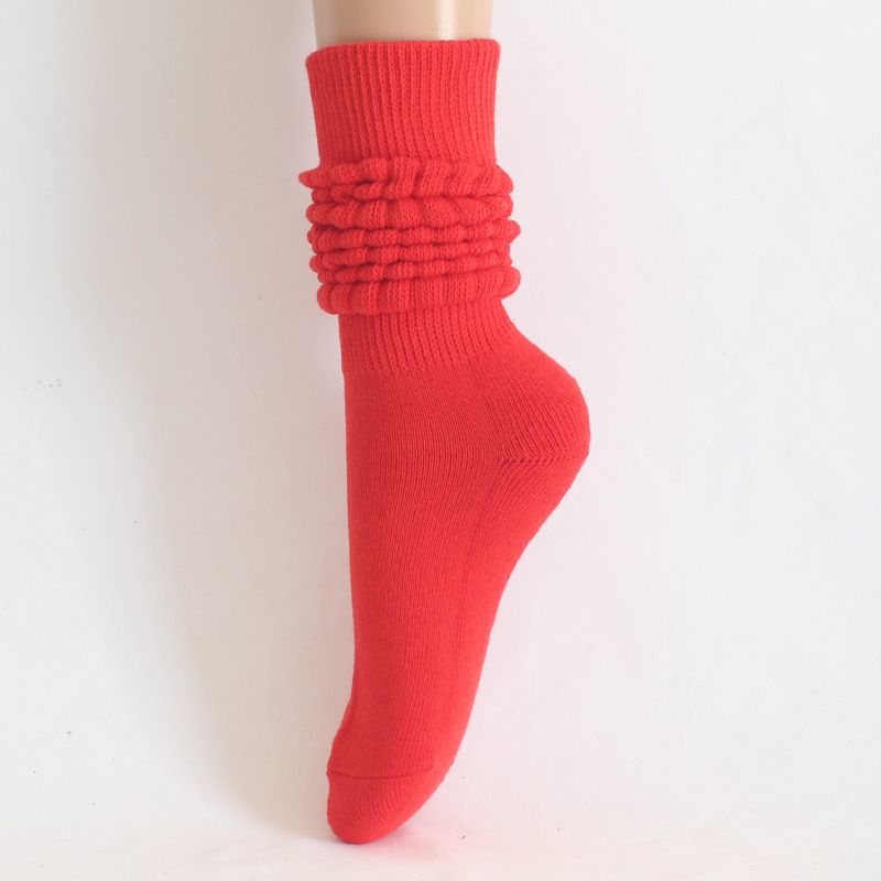 Pile socks Thick towel bottom bubble socks slouch socks Warm leg warmers for men and women winter_voghion.com