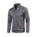 Sweat-shirts pour hommes Frühling Dicker Pullover Halb Zipper Pull pour hommes à capuche en plein air Sweatshir Herbst Einfarbig Rollkragen Swea_voghion.com