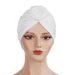Thickened Elastic Flower Headscarf Hat - Ethnic Style Twisted Warm Hat (Fashionable & Versatile, European & American Design, Winter Headwear)_voghion.com
