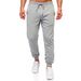 Spring And Autumn New Men's Solid Color Casual Sports Running Pants With Drawstring Elastic Waist Leggings_voghion.com