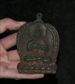 3,8" altes Tibet-Buddhismus-Bronze-Shakyamuni-Amitabha-Buddha-Anhänger-Amulett_voghion.com