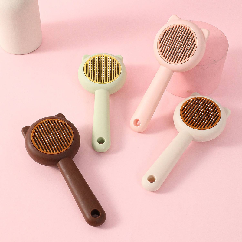 Self-cleaning Cat Hair Removal Comb_voghion.com