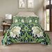 Flora Quilted Bed Cover 3 Piece Set Three Piece Set Pillowcase Bed Sheet_voghion.com