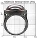 1W100 - Ruthenium Brass Ring with AAA Grade CZ in Garnet_voghion.com