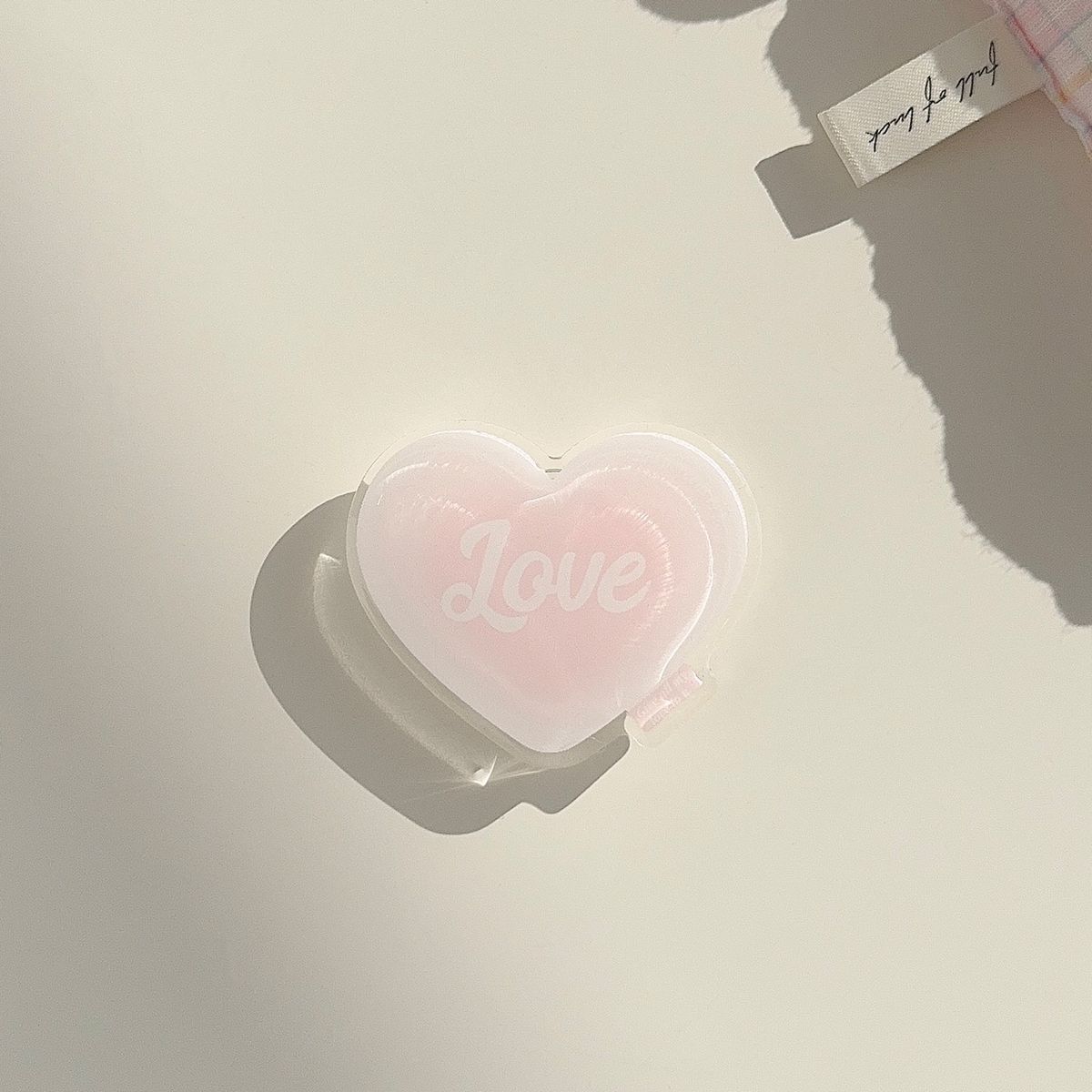 syct Korean Style Creative Girlish Bows Heart Epoxy Suitable Mobile Phone Shell For IPhone Multi-Functional Foldable Bracket Exclusive Supply_voghion.com